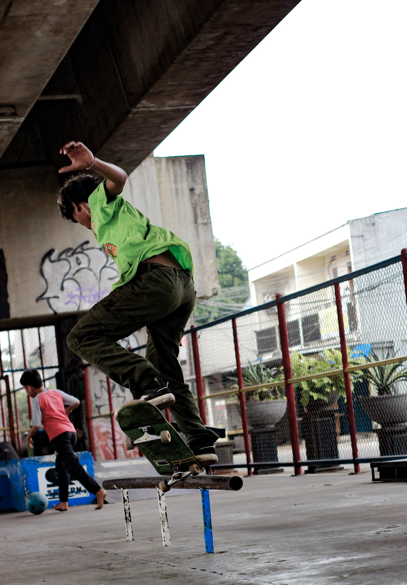 Skateboarding Trick