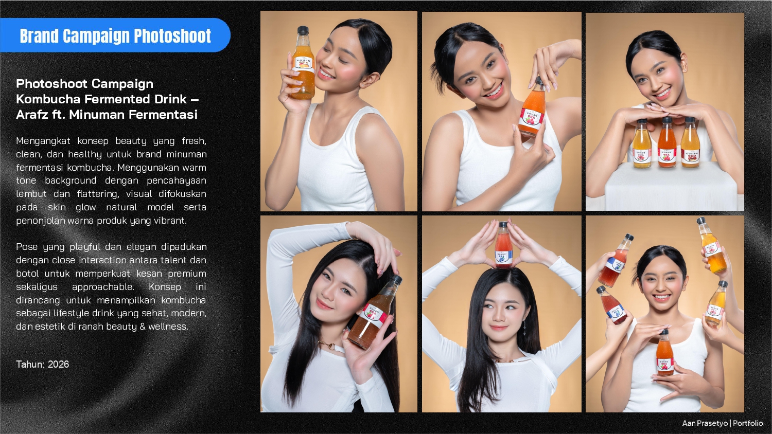 Photoshoot Brand Campaign - KOMBUCHA Minuman Fermentasi
