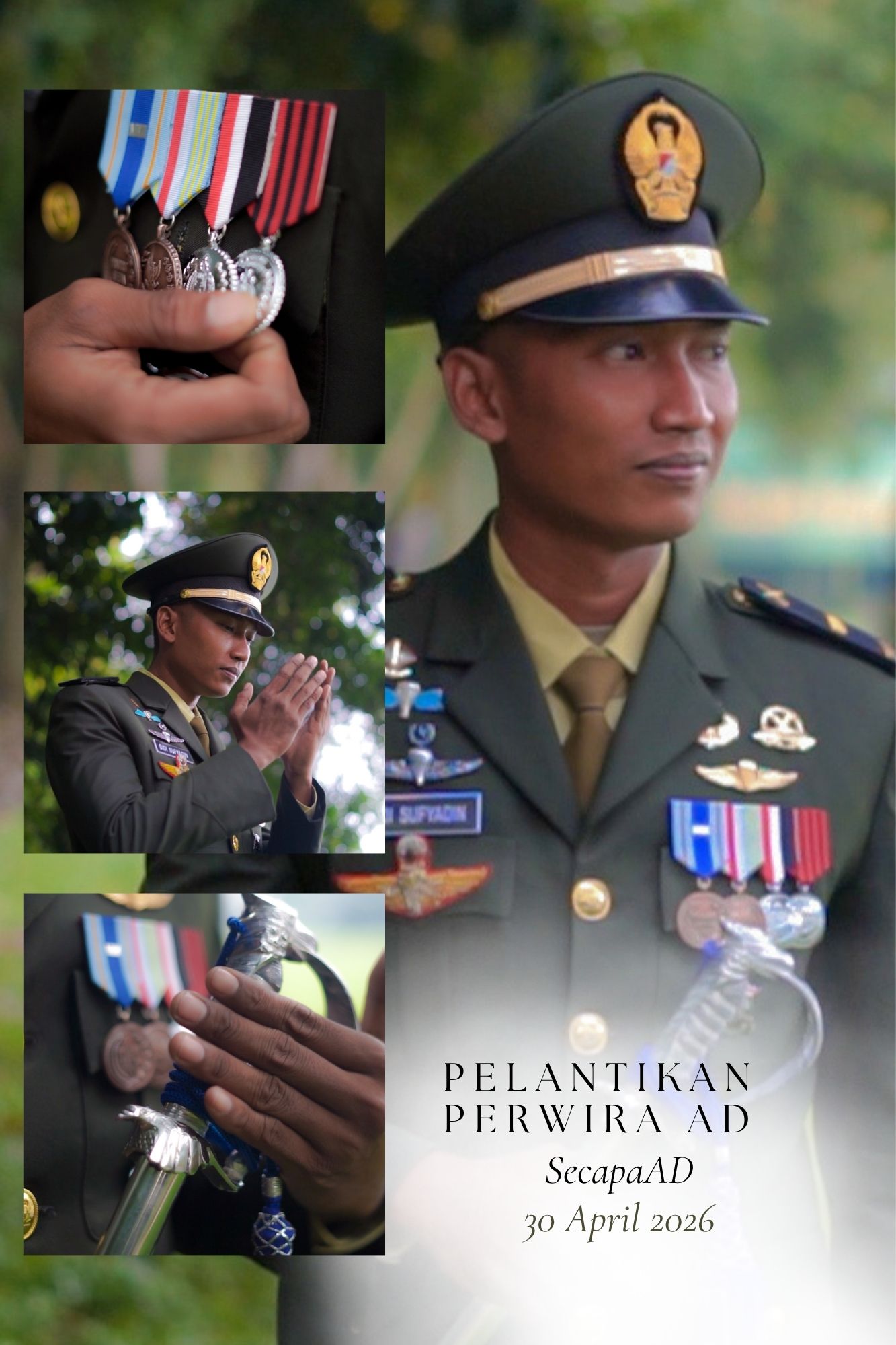 PELANTIKAN PERWIRA DI SECAPAAD BANDUNG