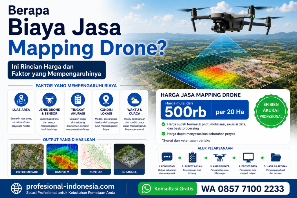 Biaya Jasa Mapping Drone