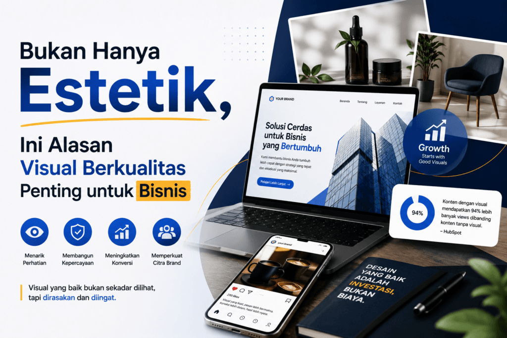 Bukan Hanya Estetik, Ini Alasan Visual Berkualitas Penting untuk Bisnis