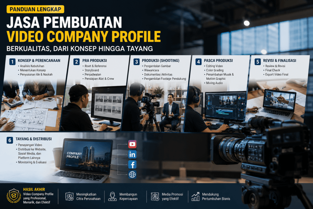 Panduan Lengkap Jasa Pembuatan Video Company Profile Berkualitas Korporat: Dari Konsep hingga Tayang