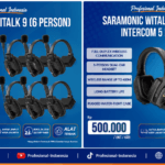 Hemat Budget Produksi! Sewa Saramonic WiTalk Wireless Intercom 5 Orang Hanya Rp500.000, Jangkauan sampai 400M